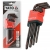 YATO KLUCZE IMBUSOWE ZESTAW KLUCZY TORX T10-T50 9EL. CR-V IMBUSY Z OTWOREM