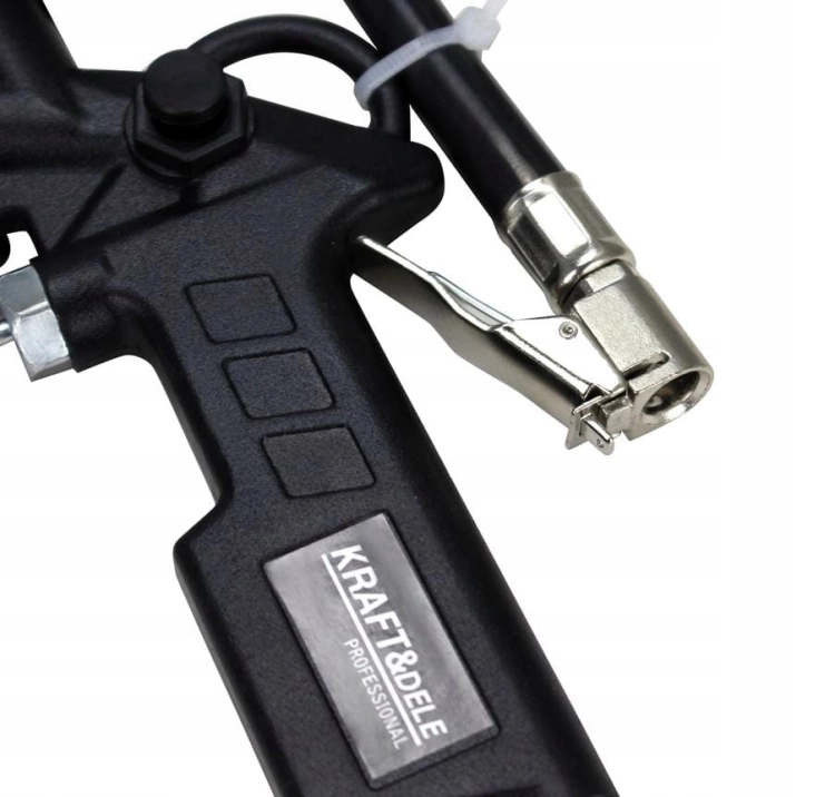 K&amp;D CYFROWY PISTOLET DO POMPOWANIA 0-12 BAR MANOMETR WĘŻYK 300MM KD2122