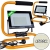 LAMPA ROBOCZA LED 50W ZE STATYWEM NAŚWIETLACZ BUDOWLANY 4500K IP66 LAMPA