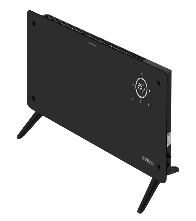 ELEKTRYCZNY GRZEJNIK KONWEKTOROWY 2500W Z WI-FI TRYB ECO TERMOSTAT 230V