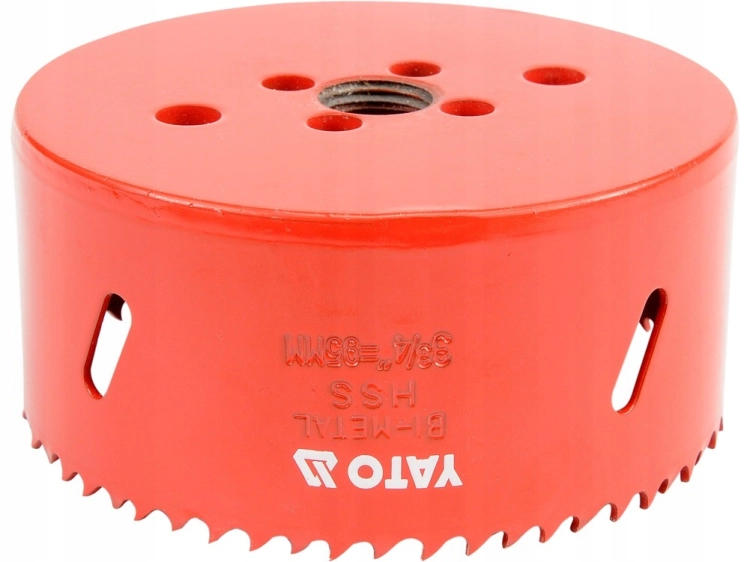 OTWORNICA BIMETALOWA HSS M3 95 MM DO STALI NIERDZEWNEJ ALUMINIUM DREWNA