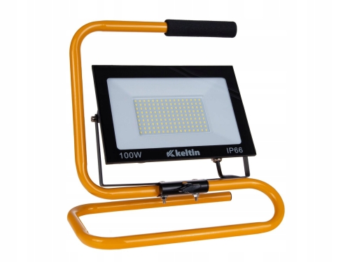NAŚWIETLACZ LED 100W STATYW LAMPA ROBOCZA 10000LM IP66 6500K BIAŁA ZIMNA