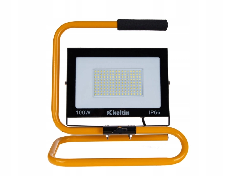 NAŚWIETLACZ LED 100W STATYW LAMPA ROBOCZA 10000LM IP66 6500K BIAŁA ZIMNA
