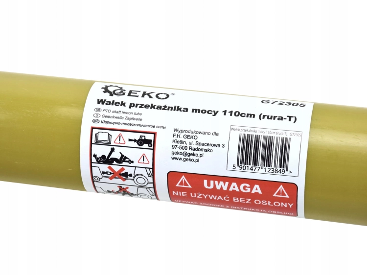 GEKO WAŁEK PRZEKAŹNIKA MOCY 110cm WOM RURA WAŁEK RURA-T TYP RUROWY G72305