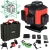 YATO LASER ZIELONY 4D Z ELEKTRONICZNYM KOMPENSATOREM 16 LINII YT-30424