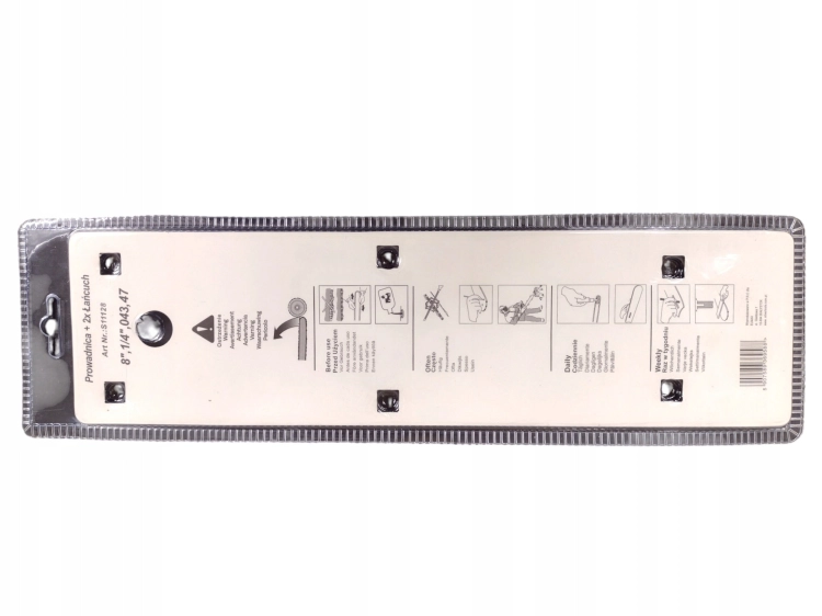 PROWADNICA DO PILARKI AKUMULATOROWEJ 8''/20CM 0,043''/1,1MM 1/4'' +2 ŁAŃCUCHY