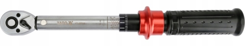 KLUCZ DYNAMOMETRYCZNY 1/4'' ZAKRES 5-25NM PLASTIKOWA RĘKOJEŚĆ TOLERANCJA 3%