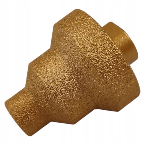 FREZ DIAMENTOWY STOPNIOWY 20-35-50 mm M14 DO GRESU PŁYTEK SILVER S11859