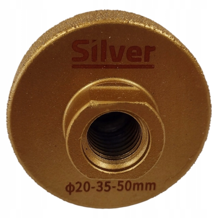 FREZ DIAMENTOWY STOPNIOWY 20-35-50 mm M14 DO GRESU PŁYTEK SILVER S11859