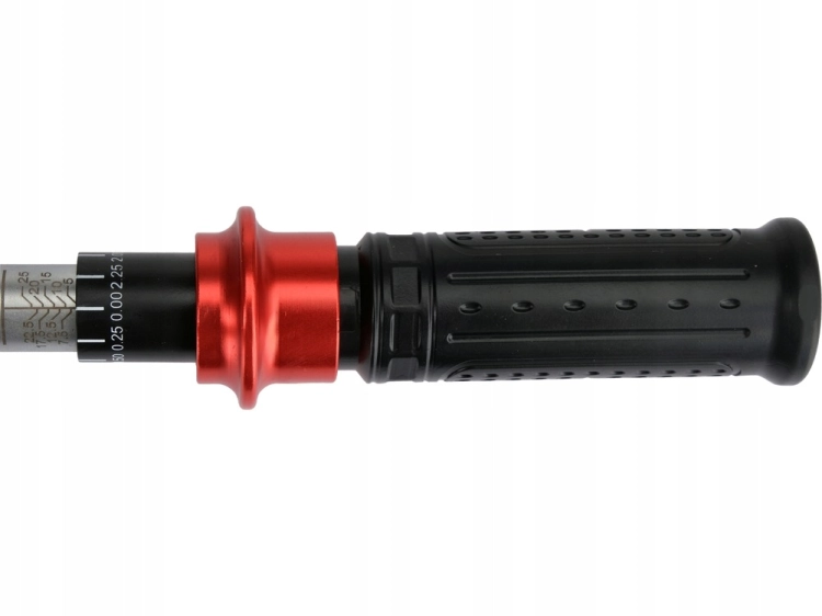 KLUCZ DYNAMOMETRYCZNY 1/4'' ZAKRES 5-25NM PLASTIKOWA RĘKOJEŚĆ TOLERANCJA 3%