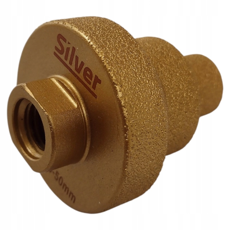 FREZ DIAMENTOWY STOPNIOWY 20-35-50 mm M14 DO GRESU PŁYTEK SILVER S11859