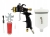 PISTOLET LAKIERNICZY LVLP DO MALOWANIA 1,7MM 600ML GRAWITACYJNY 3 BAR 1/4''