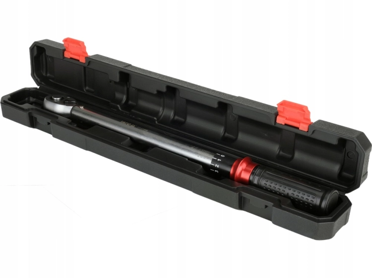 KLUCZ DYNAMOMETRYCZNY 1/2'' ZAKRES 40-220NM PLASTIKOWA RĘKOJEŚĆ TOLER 3%