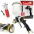 PISTOLET LAKIERNICZY LVLP DO MALOWANIA 1,7MM 600ML GRAWITACYJNY 3 BAR 1/4''