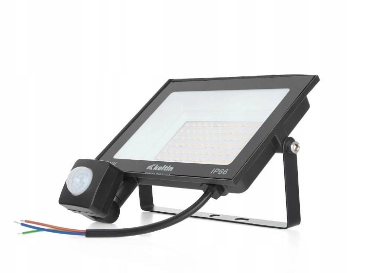 NAŚWIETLACZ LED 50W SMD LAMPA BIAŁA ZIMNA 6500K ENERGOOSZCZĘDNY CZUJNIK