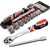 YATO KOMPLET ZESTAW NASADEK Z AKCESORIAMI GRZECHOTKA 3/8'' 12CZ YT-38683