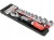 YATO KOMPLET ZESTAW NASADEK Z AKCESORIAMI GRZECHOTKA 3/8'' 12CZ YT-38683