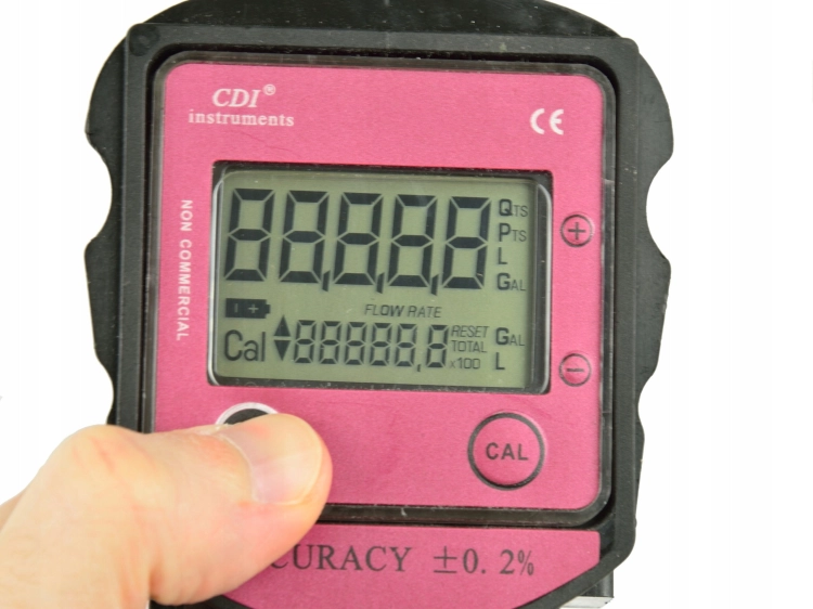GEKO PISTOLET DO POMPY PALIWA ELEKTRONICZNY LICZNIK LCD DO DYSTRYBUTORA CPN