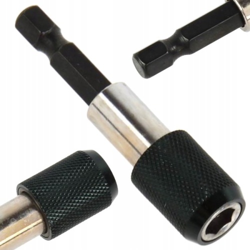 UCHWYT MAGNETYCZNY DO BITÓW 1/4'' 60MM HEX MOCNY BLOKADA CRV OBROTOWY G15012