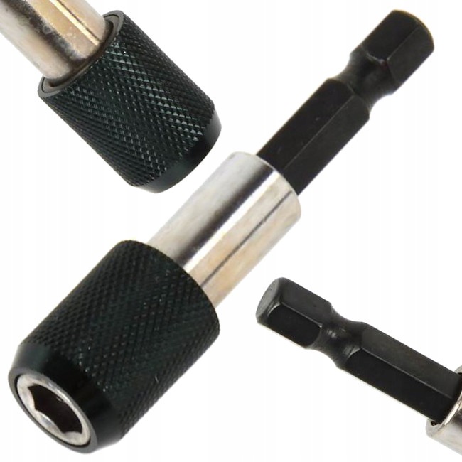 UCHWYT MAGNETYCZNY DO BITÓW 1/4'' 60MM HEX MOCNY BLOKADA CRV OBROTOWY G15012