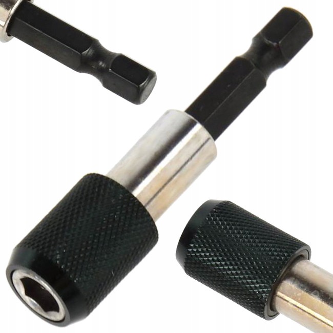 UCHWYT MAGNETYCZNY DO BITÓW 1/4'' 60MM HEX MOCNY BLOKADA CRV OBROTOWY G15012