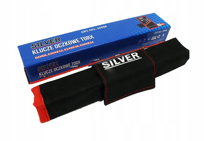 KLUCZ KLUCZE OCZKOWE TORX ZESTAW 4SZT E6-E24 ETUI PŁACHTA KOMPLET S10988