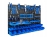 TABLICA WARSZTATOWA 1152X780MM 4 PANELE 65 AKCESORIÓW 69 ELEMENTÓW ŚCIENNY