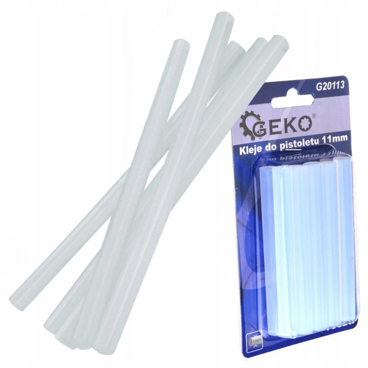 ZESTAW WKŁADÓW KLEJOWYCH KLEJE DO PISTOLETU NA GORĄCO 11MM - 10SZT. G20113
