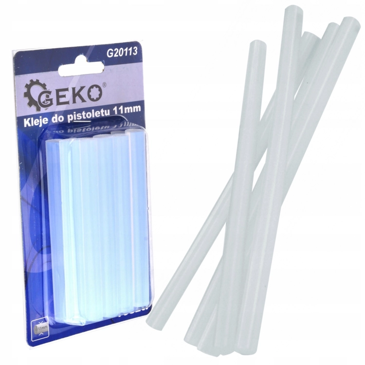 ZESTAW WKŁADÓW KLEJOWYCH KLEJE DO PISTOLETU NA GORĄCO 11MM - 10SZT. G20113