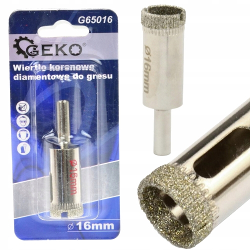 OTWORNICA DIAMENTOWA 16MM PROFI DO GRESU PŁYTEK CERAMIKI MARMURU SOLIDNA