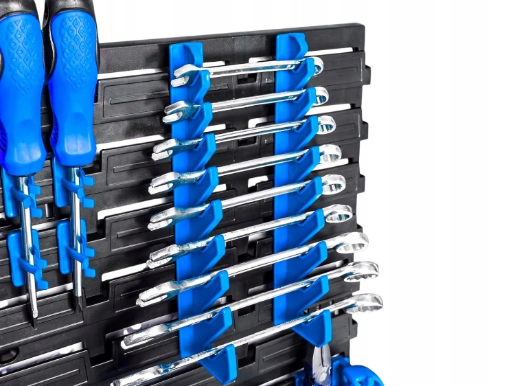 TABLICA WARSZTATOWA 390X780MM 6 PANELI 32 AKCESORIA 38 ELEMENTÓW ORGANIZER