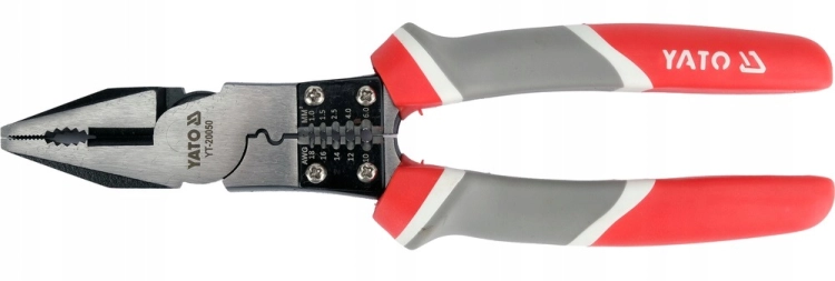 YATO SZCZYPCE UNIWERSALNE KOMBINERKI WIELOFUNKCYJNE 220MM STAL WĘGLOWA