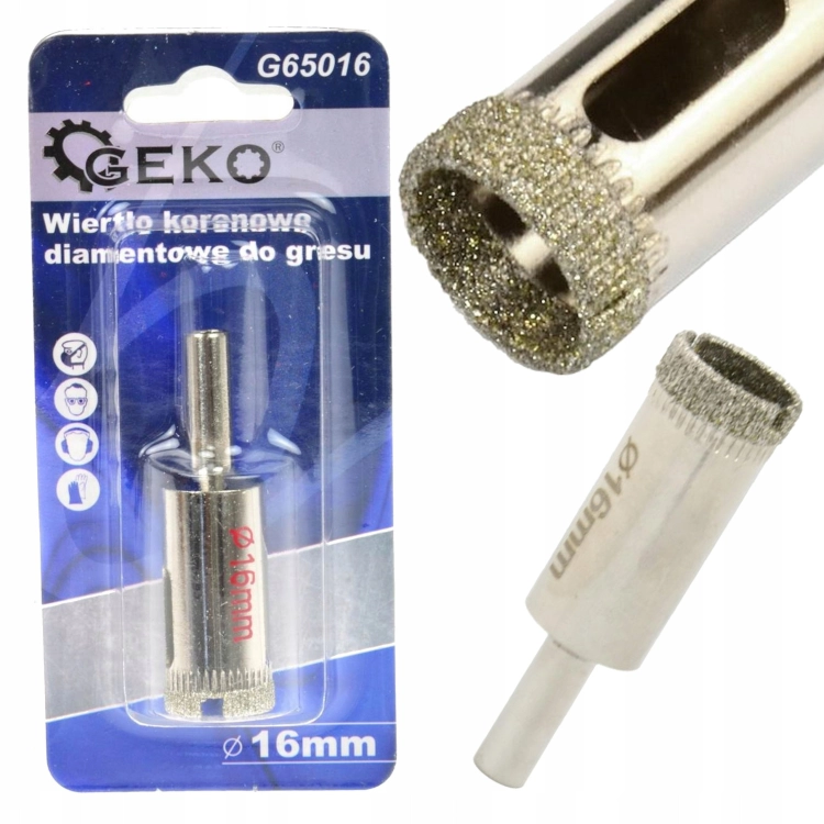 OTWORNICA DIAMENTOWA 16MM PROFI DO GRESU PŁYTEK CERAMIKI MARMURU SOLIDNA