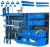 TABLICA WARSZTATOWA 390X780MM 6 PANELI 32 AKCESORIA 38 ELEMENTÓW ORGANIZER