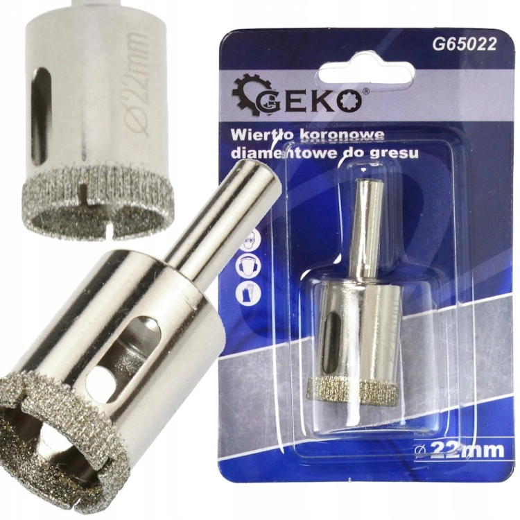 OTWORNICA DIAMENTOWA 22MM KORONKA DO GRESU PŁYTEK PORCELANY CERAMIKI G65022