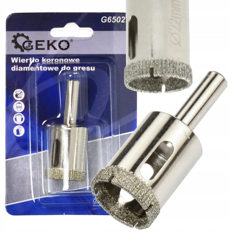 OTWORNICA DIAMENTOWA 22MM KORONKA DO GRESU PŁYTEK PORCELANY CERAMIKI G65022