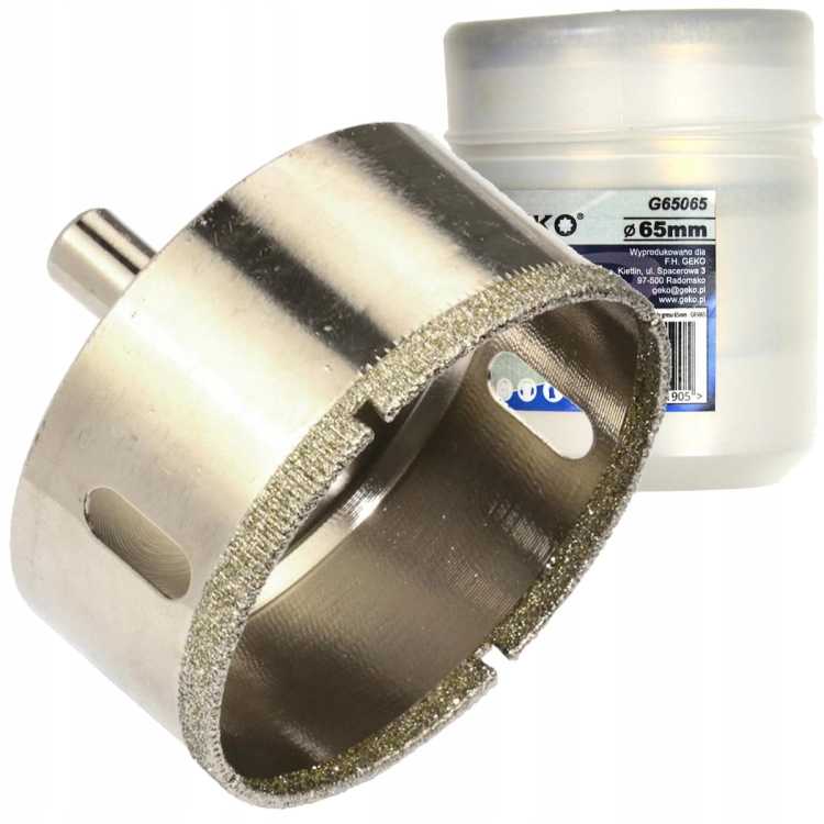 GEKO WIERTŁO KORONOWE DIAMENTOWE OTWORNICA DO GRESU CERAMIKI 65MM G65065