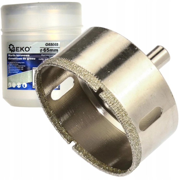 GEKO WIERTŁO KORONOWE DIAMENTOWE OTWORNICA DO GRESU CERAMIKI 65MM G65065