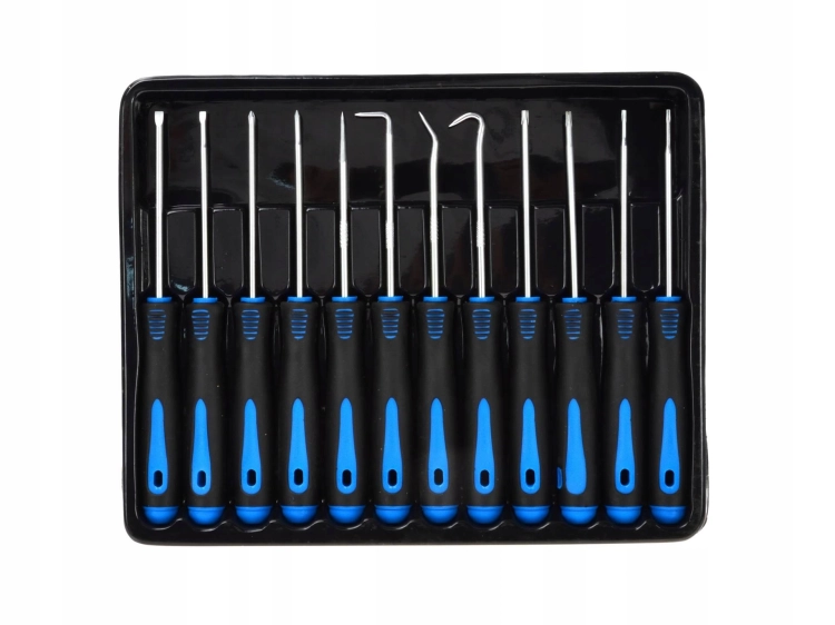 WKRĘTAKI TORX PH PRECYZYJNE 12EL HAKI SERWISOWE DO O-RINGÓW 165MM G02707