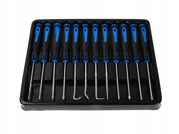 WKRĘTAKI TORX PH PRECYZYJNE 12EL HAKI SERWISOWE DO O-RINGÓW 165MM G02707