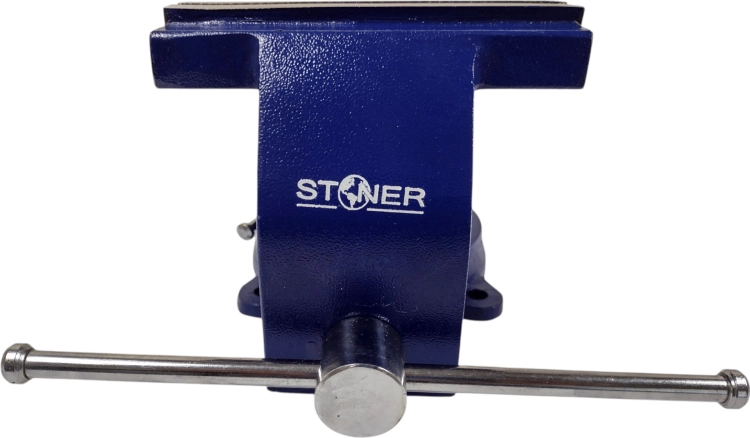 IMADŁO STOŁOWE OBROTOWE 360° STALOWE 150MM 6'' ŚLUSARSKIE SILVER S12051
