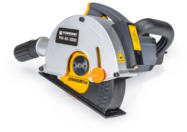 BRUZDOWNICA ELEKTRYCZNA DO BETONU 3000W Z REGULACJĄ 150mm + LASER 2X TARCZA