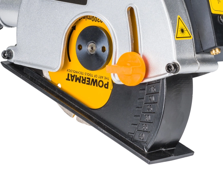 BRUZDOWNICA ELEKTRYCZNA DO BETONU 3000W Z REGULACJĄ 150mm + LASER 2X TARCZA