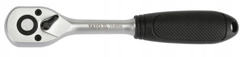YATO GRZECHOTKA PROSTA 1/4 150mm STAL CrV 72 ZĘBY PRZYCISK QUICK RELEASE