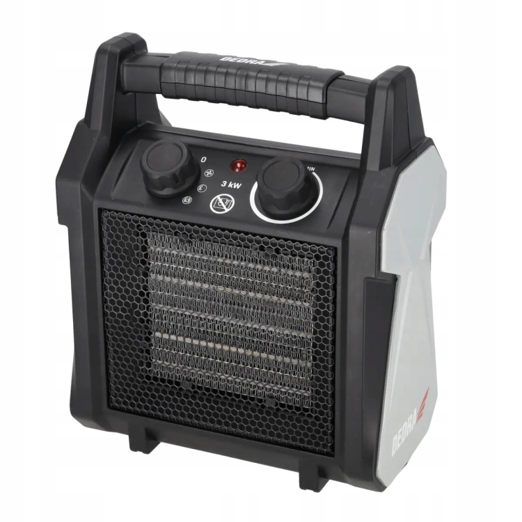 NAGRZEWNICA ELEKTRYCZNA PTC 3,0KW OGRZEWANIE + TERMOSTAT 3 TRYBY PRACY 230V