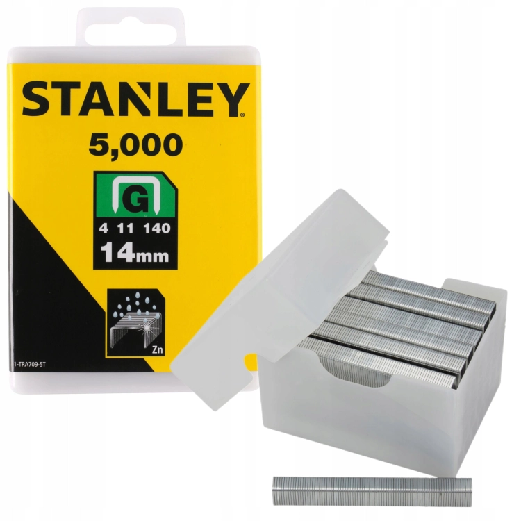 STANLEY 1-TRA709-5T ZSZYWKI ZSZYWKA STALOWA G 14MM/9/16'' 5000 SZTUK