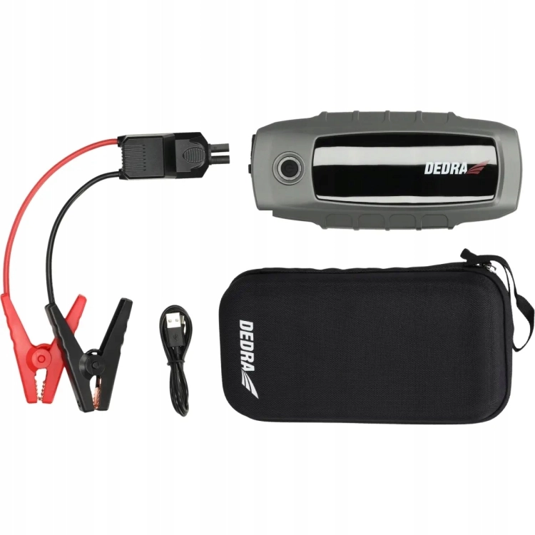 JUMP STARTER BOOSTER URZĄDZENIE ROZRUCHOWE 1600A POWERBANK 16000MAH DEDRA