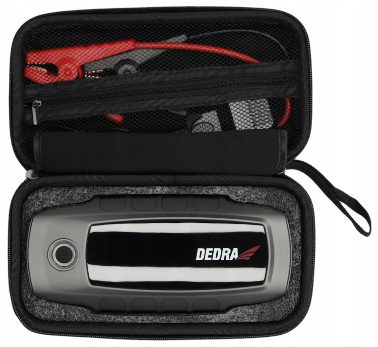 JUMP STARTER BOOSTER URZĄDZENIE ROZRUCHOWE 1600A POWERBANK 16000MAH DEDRA