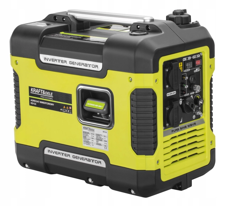 AGREGAT PRĄDOTWÓRCZY GENERATOR PRĄDU INWERTOROWY 2,5kW BENZYNA 230V/50Hz