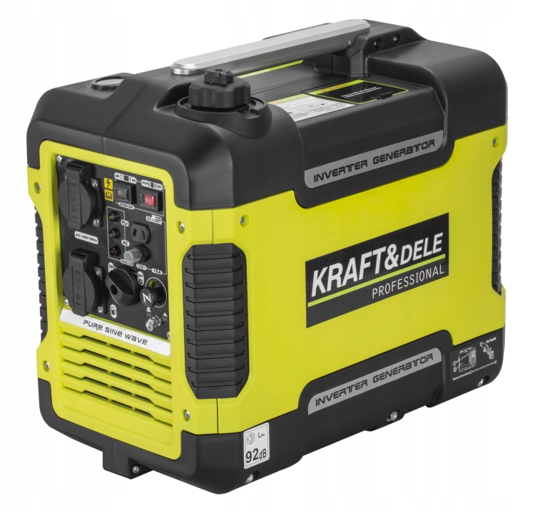 AGREGAT PRĄDOTWÓRCZY GENERATOR PRĄDU INWERTOROWY 2,5kW BENZYNA 230V/50Hz